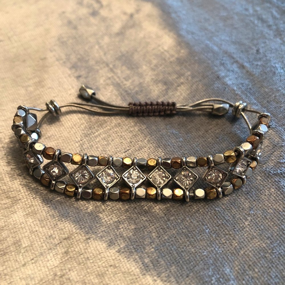 WHBM Adjustable Crystal Bracelet